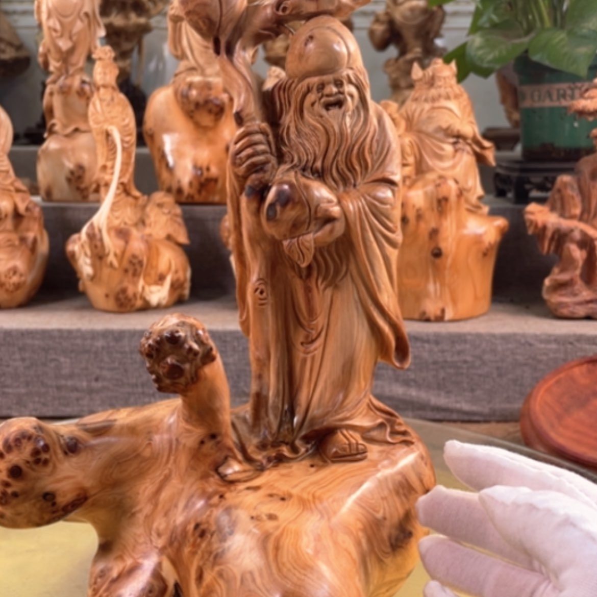 【闪购商品】柏木（崖柏）丁**贝崖柏工艺品摆件