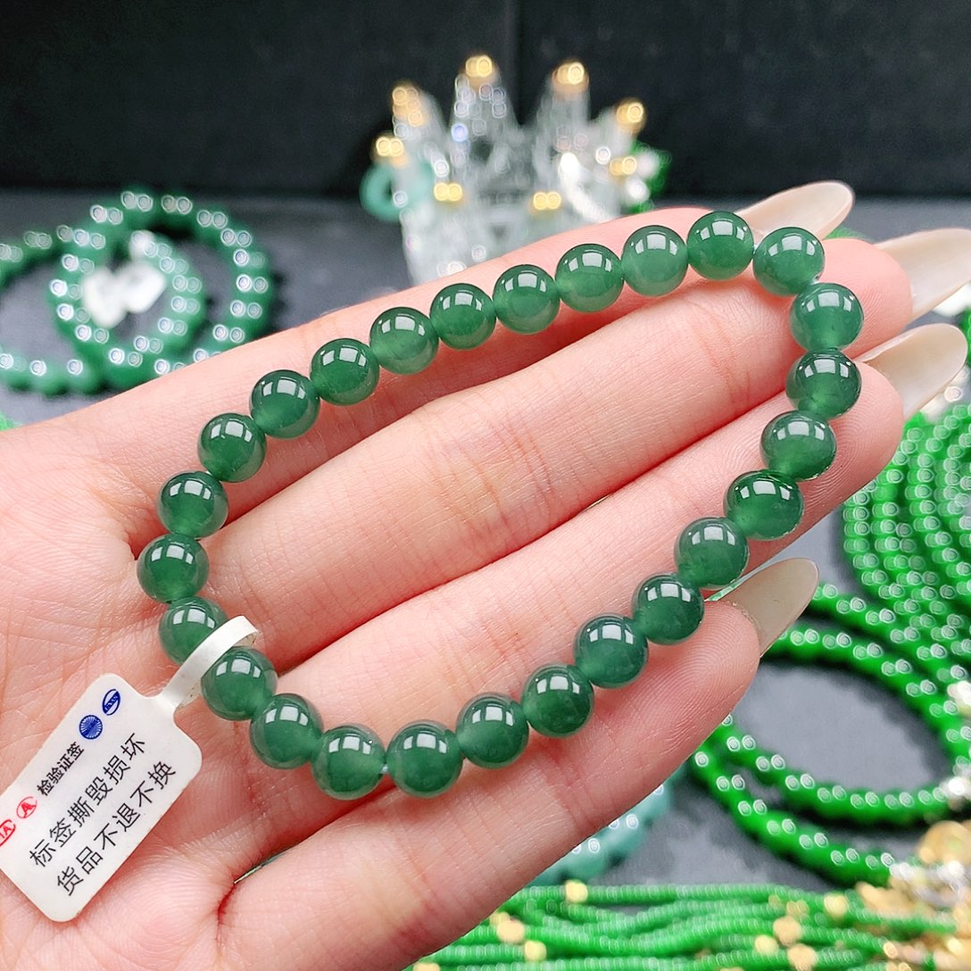翡翠未镶嵌手链手链