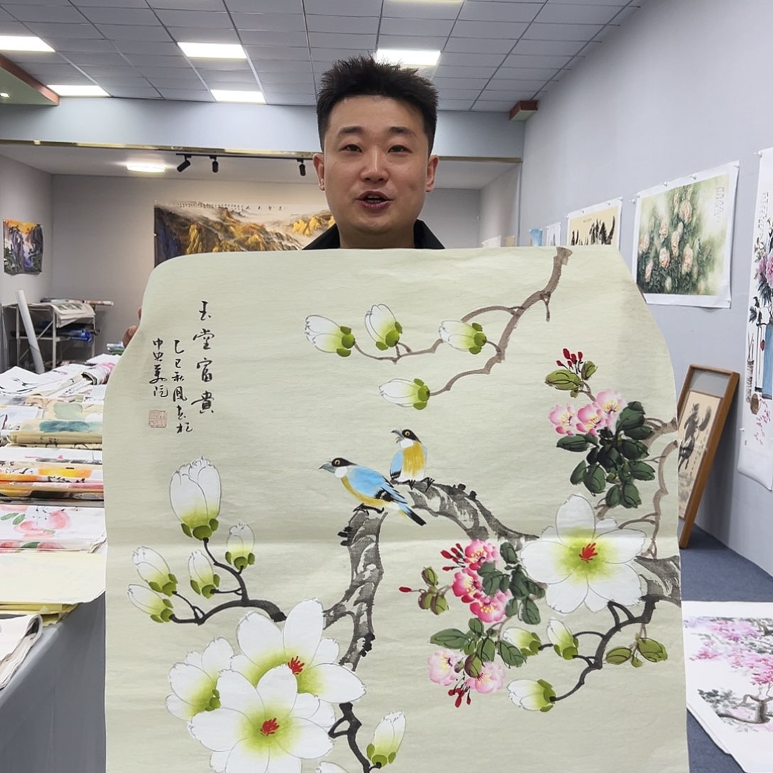 国画国画作品宣纸纯手绘