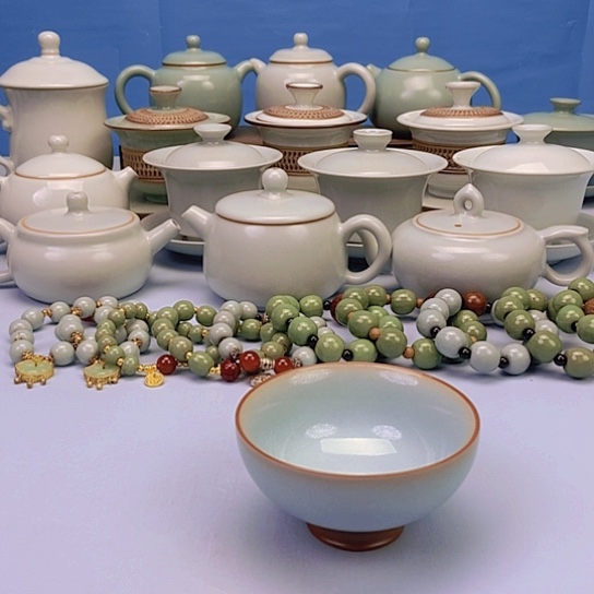 杯天青碗杯原矿釉原产地