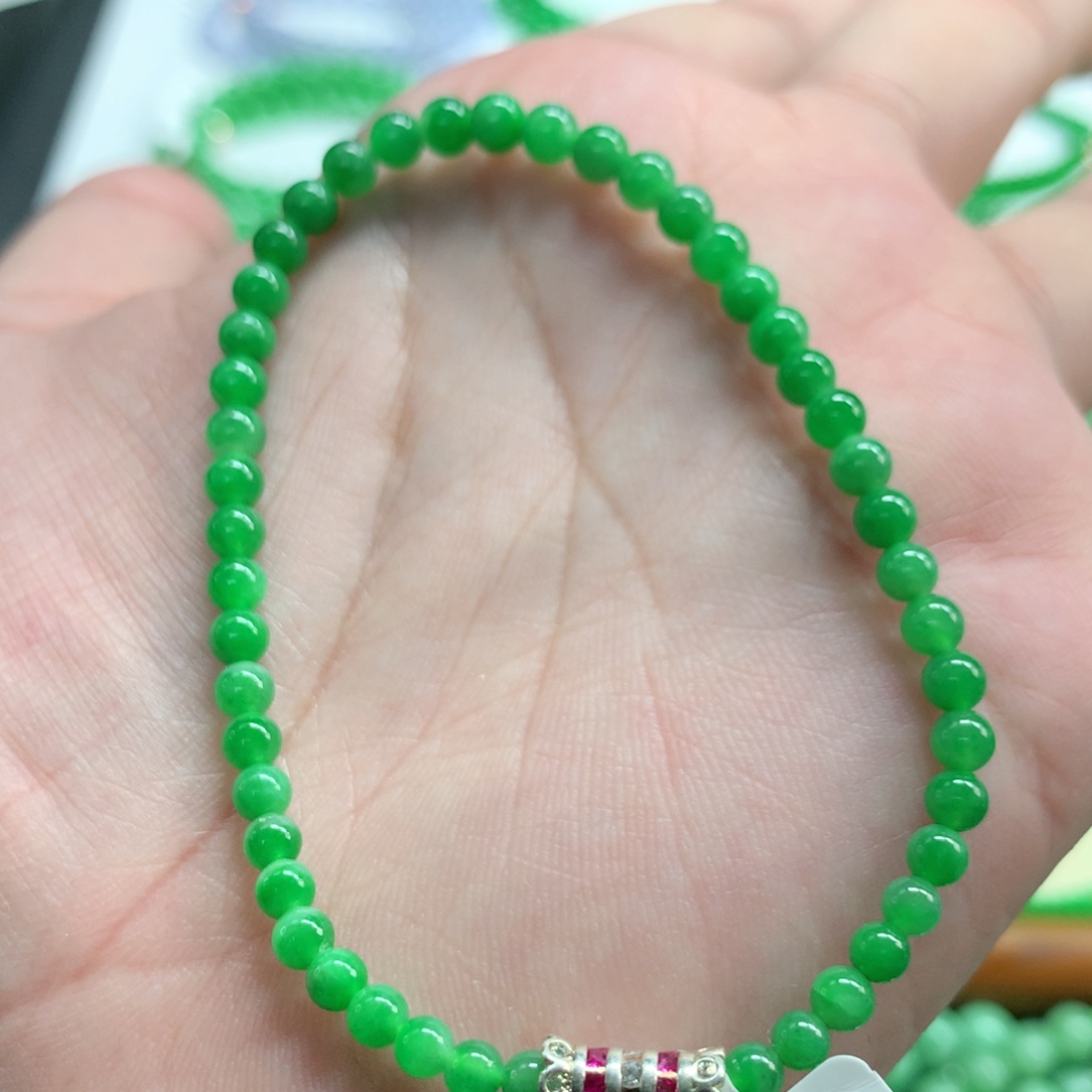 翡翠未镶嵌手链翡翠