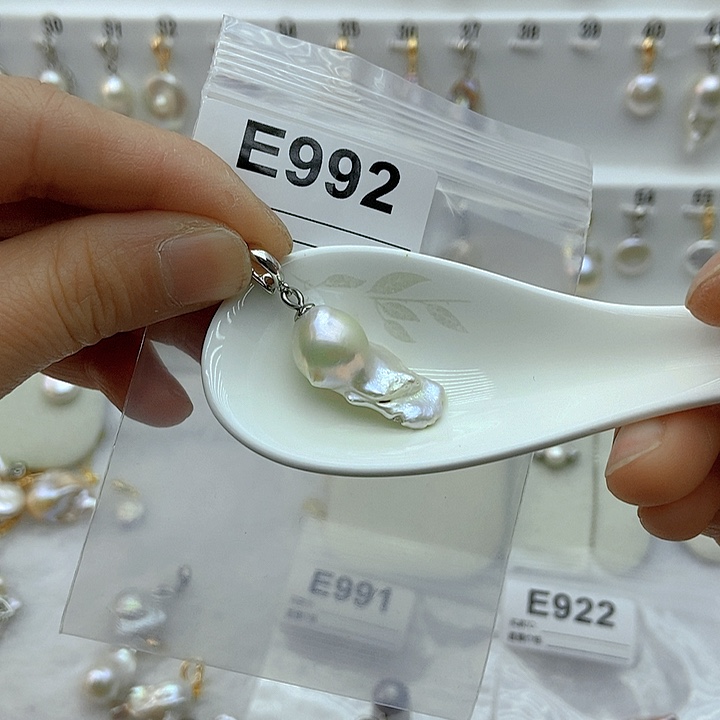 淡水珍珠颈饰银S925镶嵌