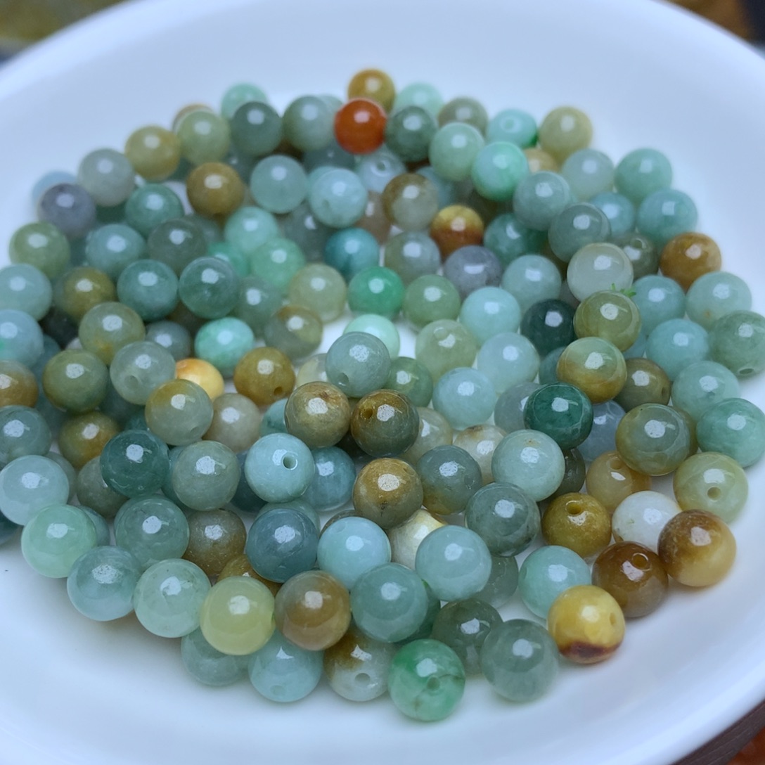 【闪购商品】翡翠手链未镶嵌卡5.7冰多宝50个