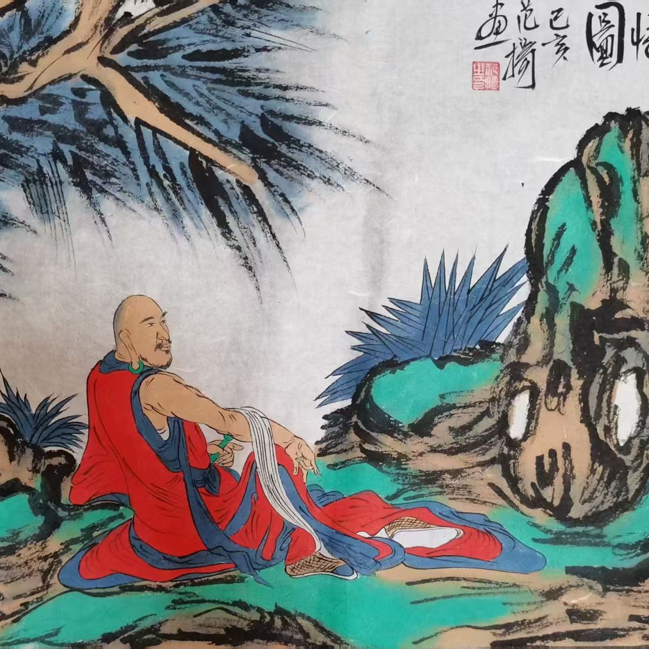 精品国画，人物手绘