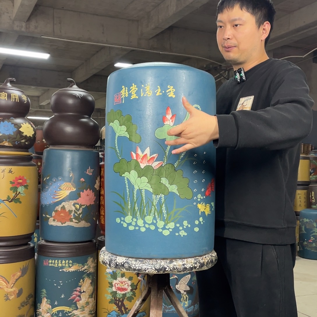 宜兴原矿紫砂茶叶罐