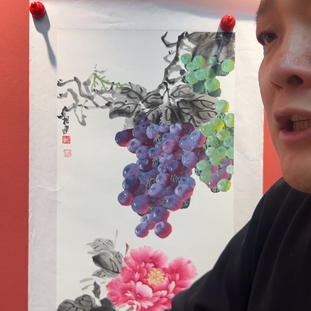 国画曹根建国画作品