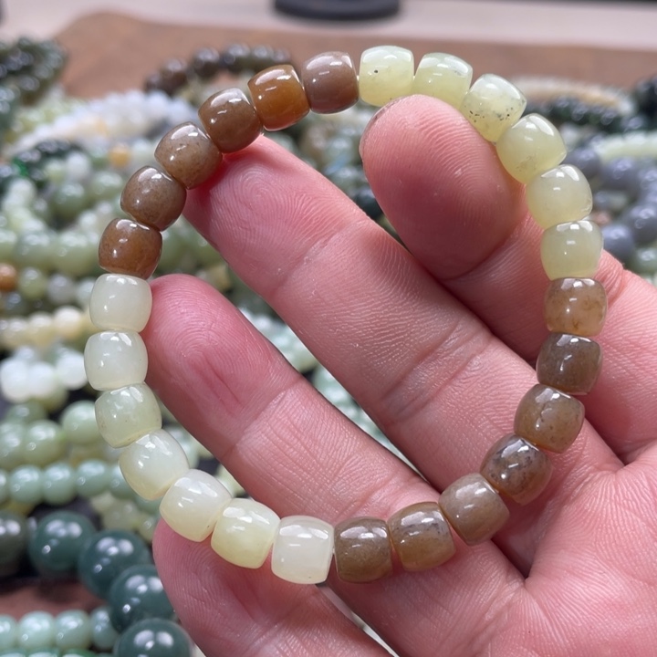 和田玉手链未镶嵌