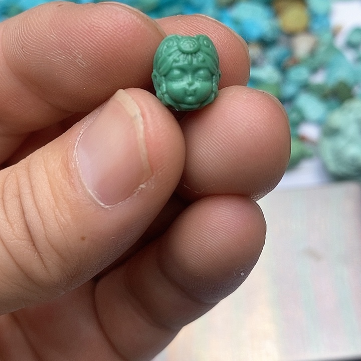 绿松石珠宝奇石未镶嵌