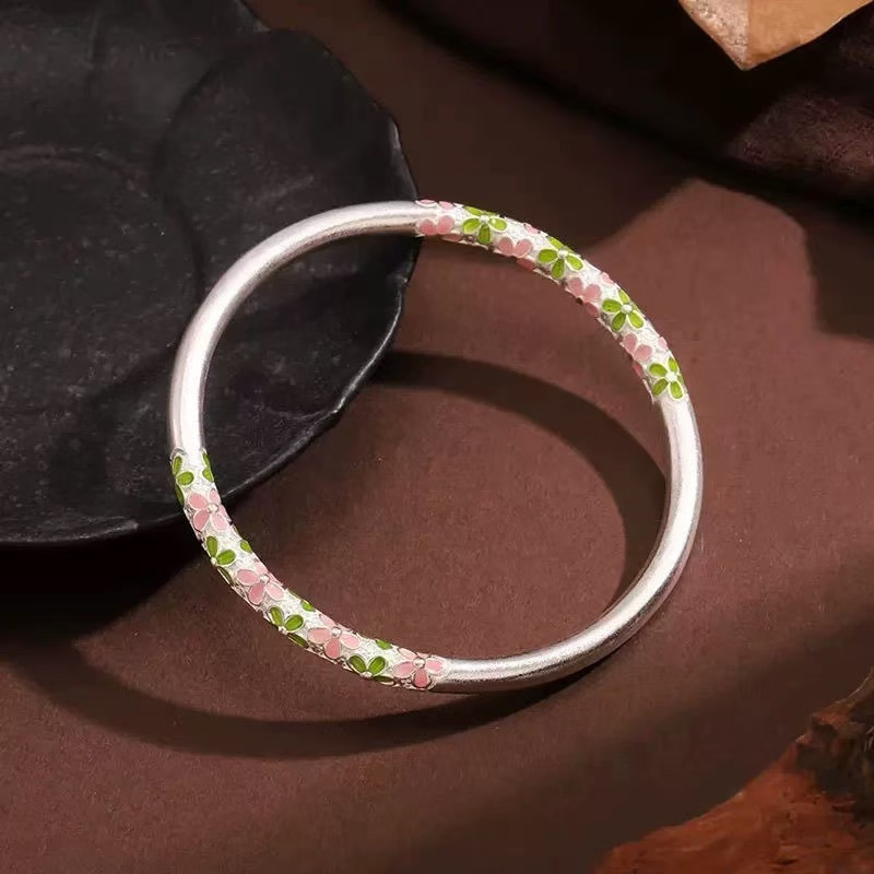 【清货专用】珐琅彩梅花手镯A55