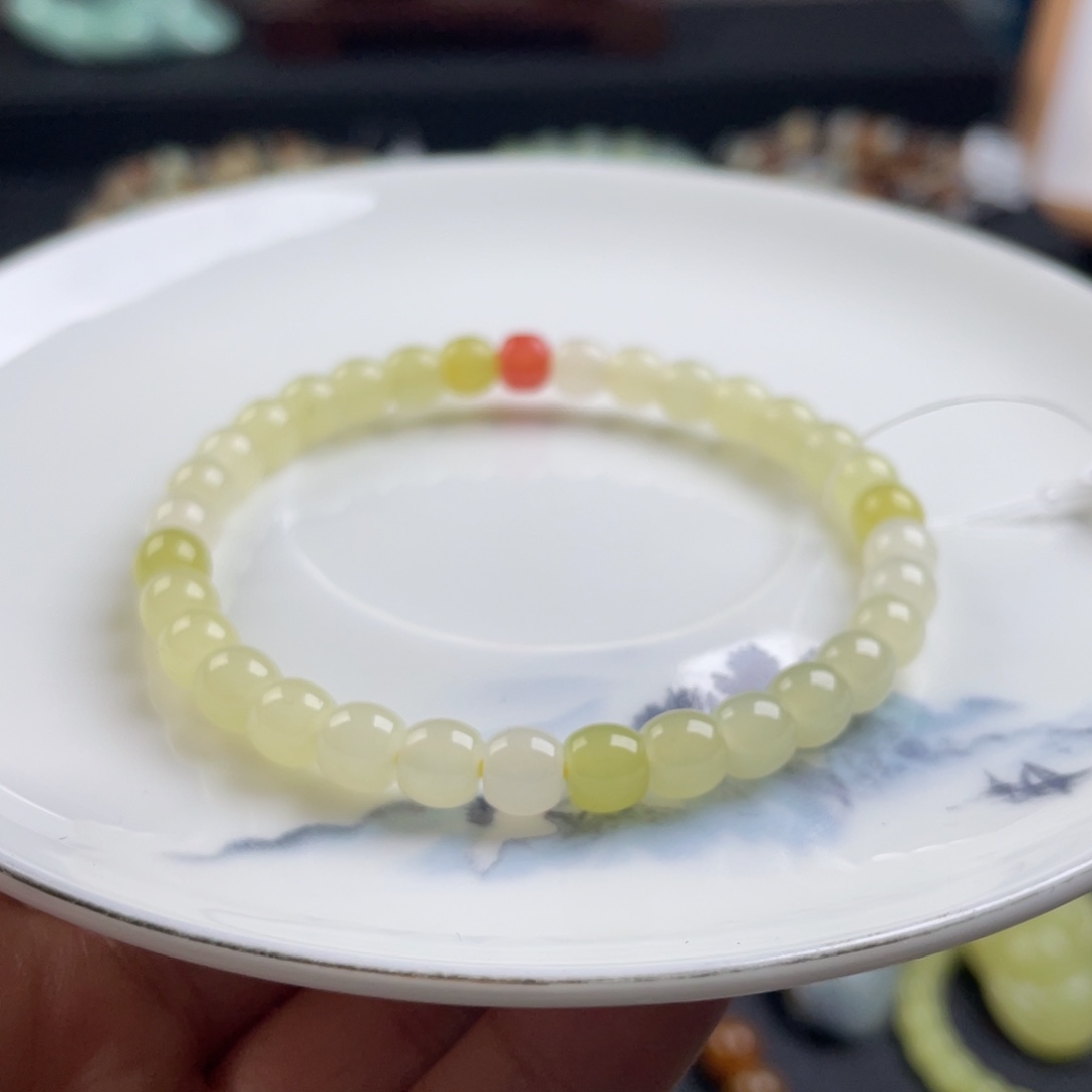 和田玉未镶嵌套链