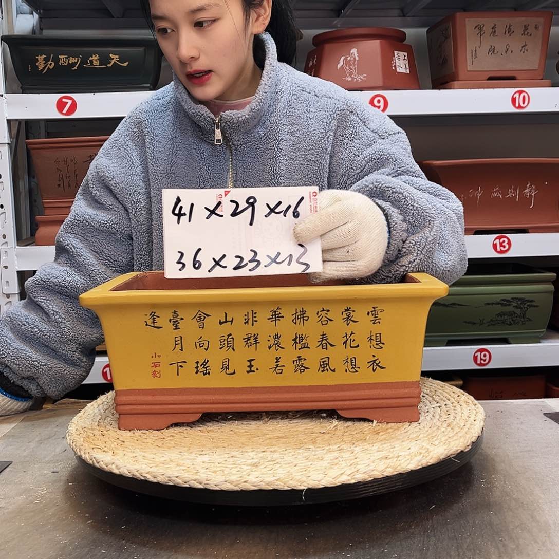 紫砂花盆紫砂花盆