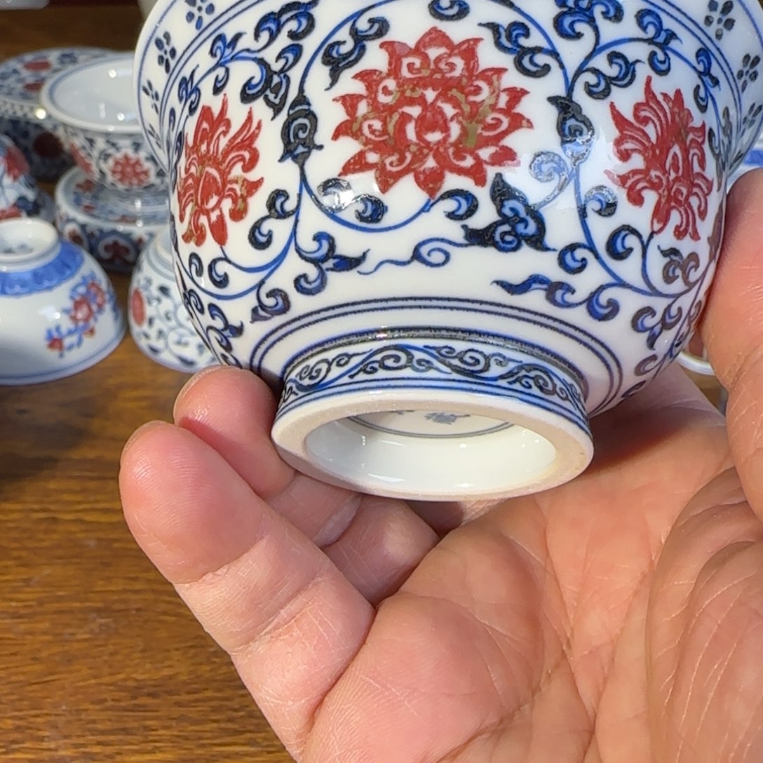 小*珩景德镇原矿釉里茶具