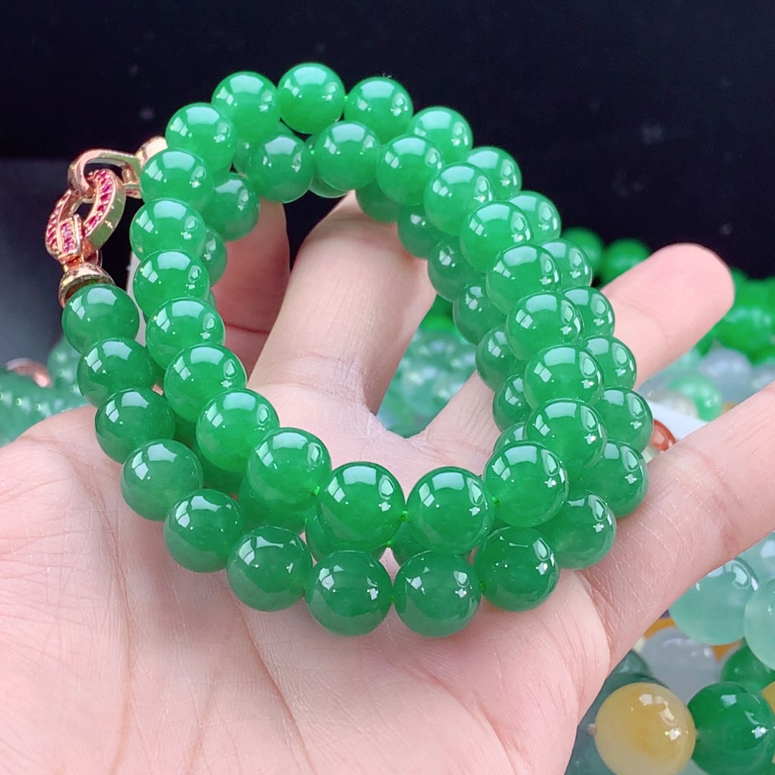 翡翠手链未镶嵌卡10