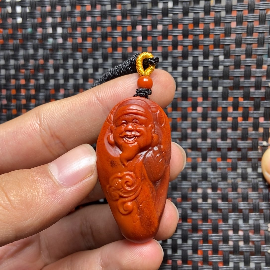 南红玛瑙未镶嵌吊坠(不含链)