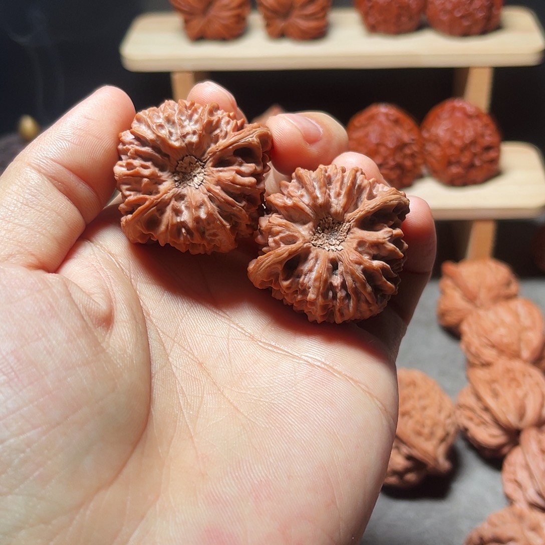 从***来文玩核桃把件龙门涧