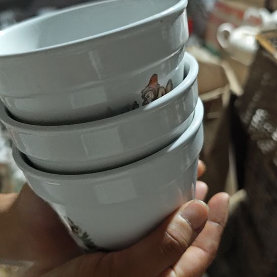 库存微瑕三打白骨精花盆三个