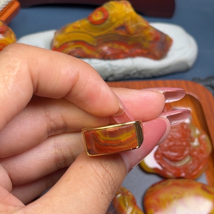 玛瑙/玉髓未镶嵌颈饰