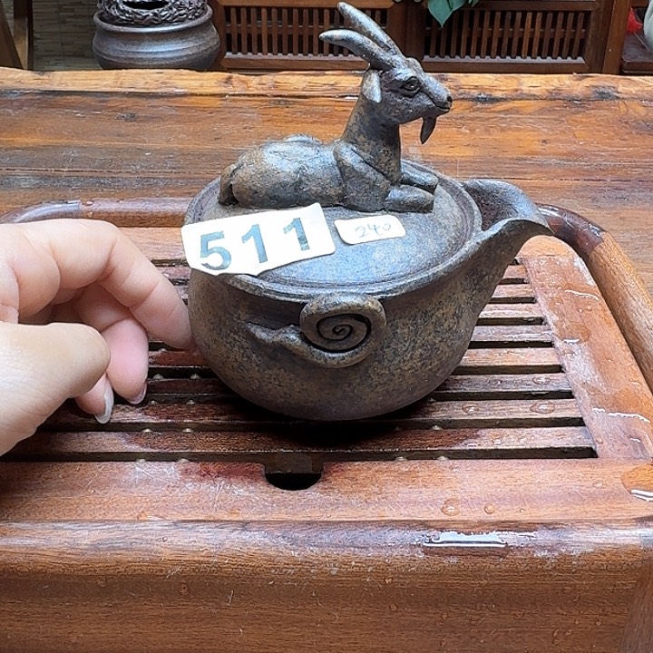 纯手工制作粗陶茶具