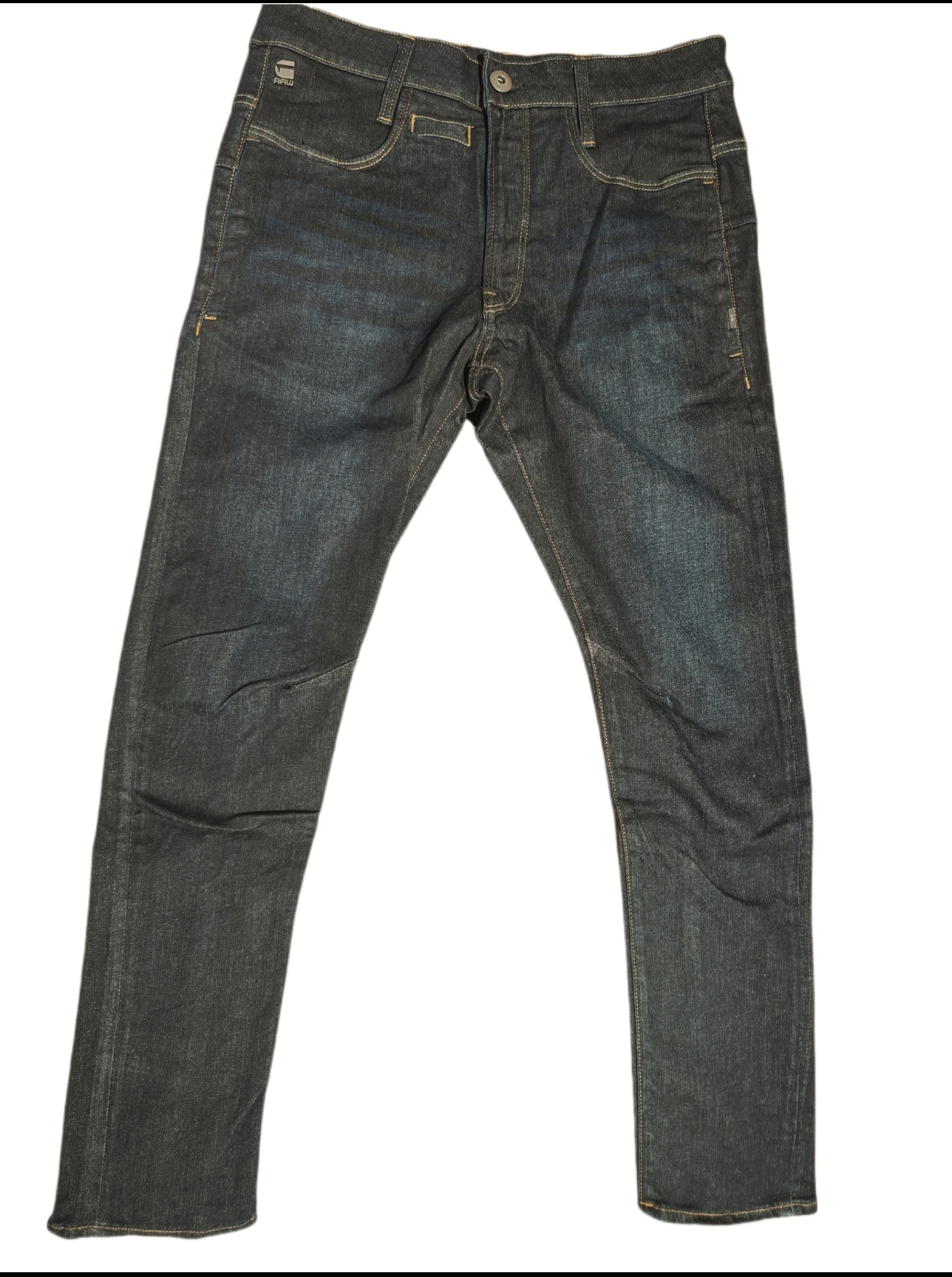 九袋男士3D弹力春夏季修身白搭牛仔裤