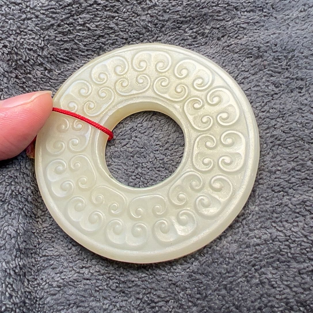 大***海和田玉未镶嵌挂件