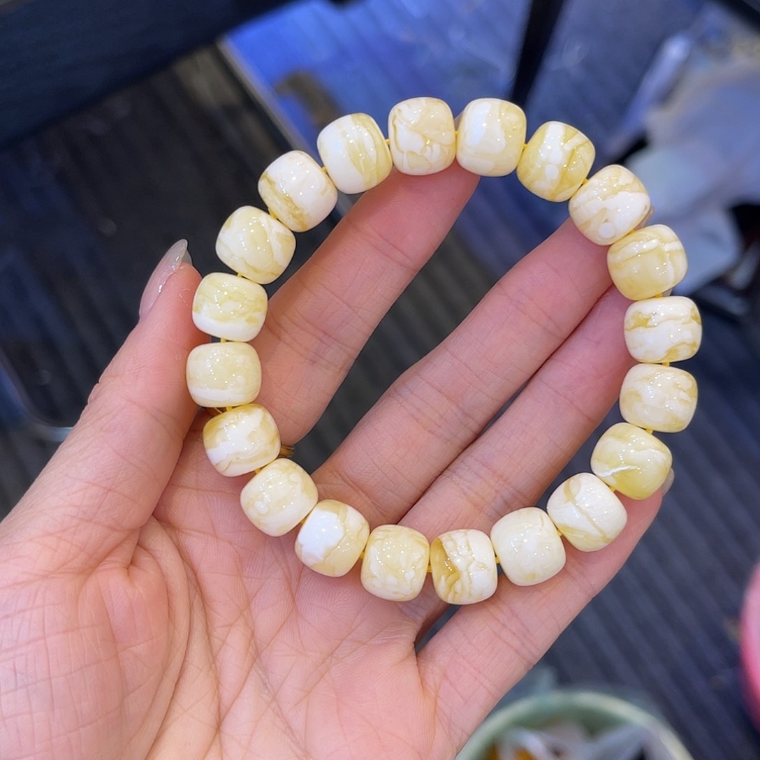 琥珀手链未镶嵌蜜蜡手串