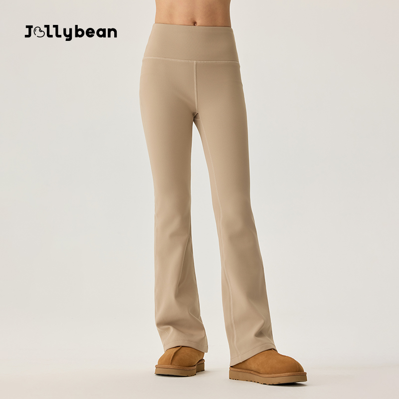 Jollybean女童喇叭裤25新款深冬版加绒瑜伽喇叭裤【暖融绒】