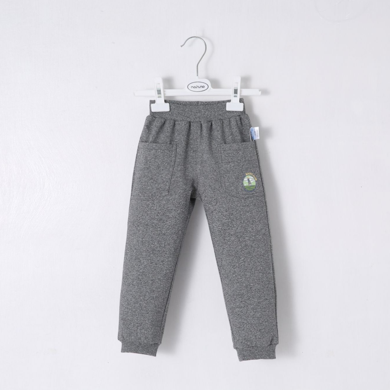 m7c140146x082春秋毛圈灰色帆船卫裤