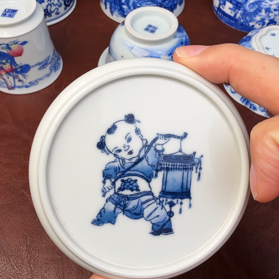 现代景德镇全手工全手绘茶具