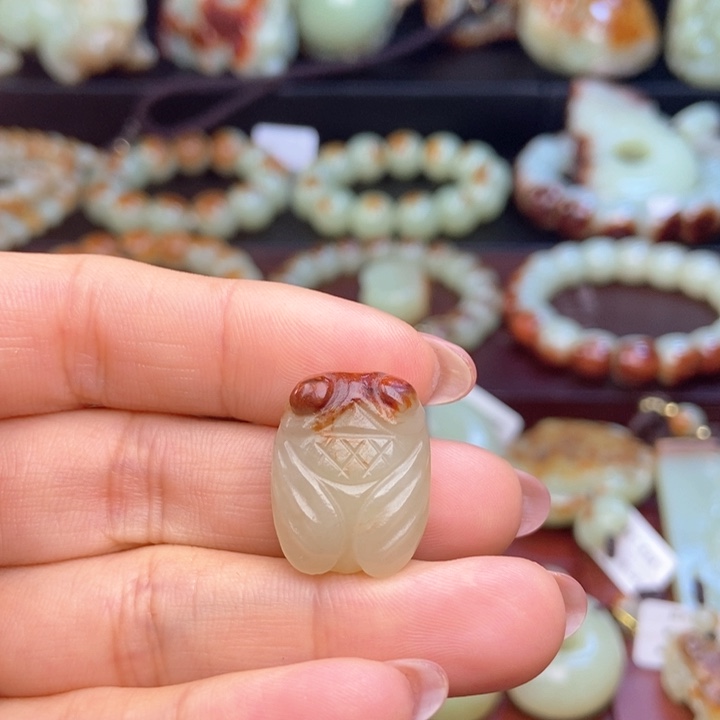 岫岩河磨玉（透闪石质玉）未镶嵌挂件