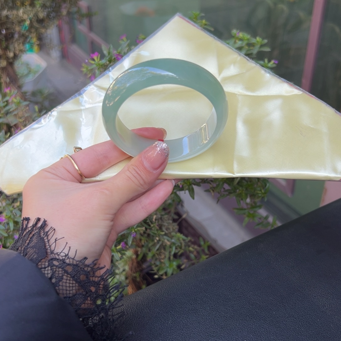 翡翠未镶嵌手镯58mmm