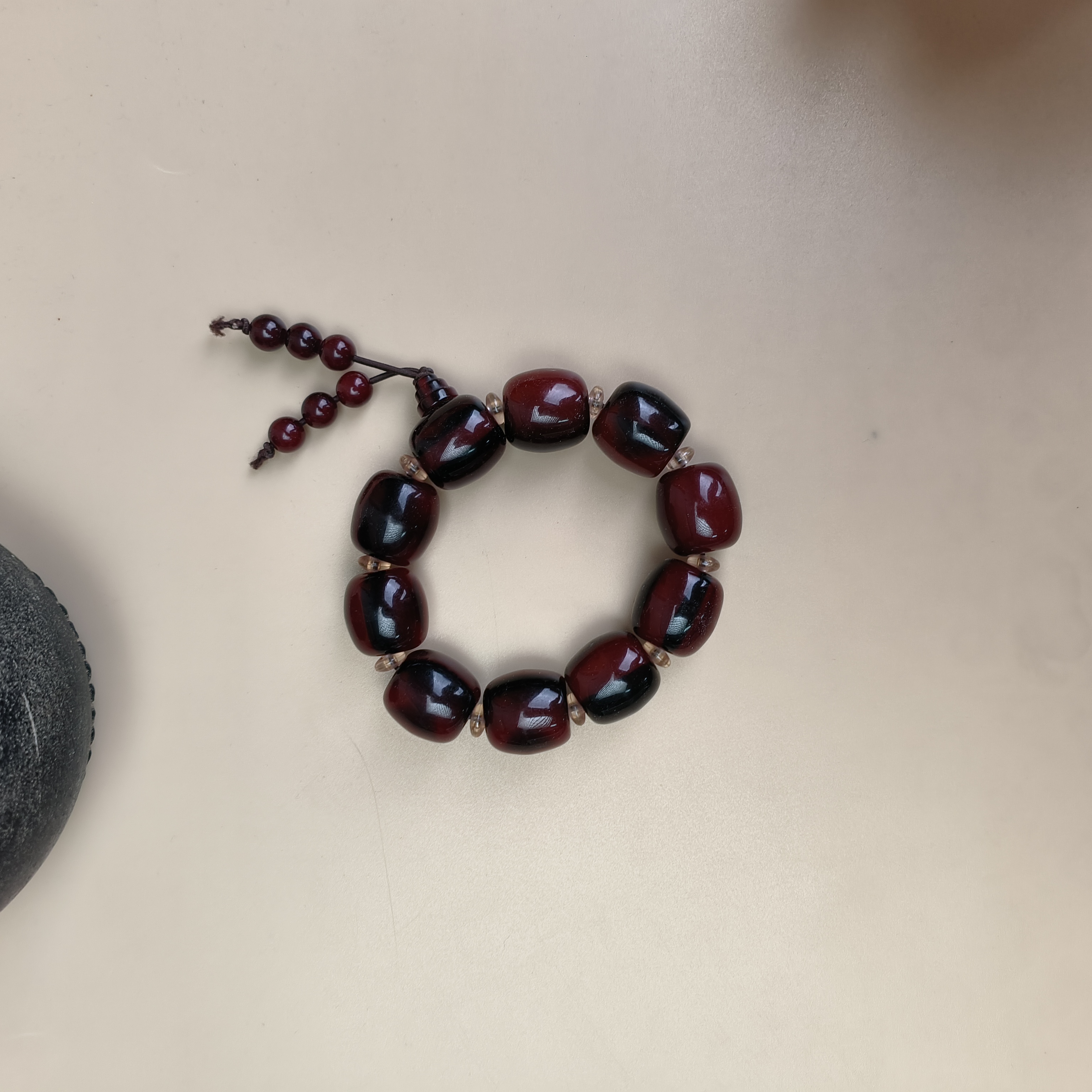 【柒韵文玩】nj红桶珠