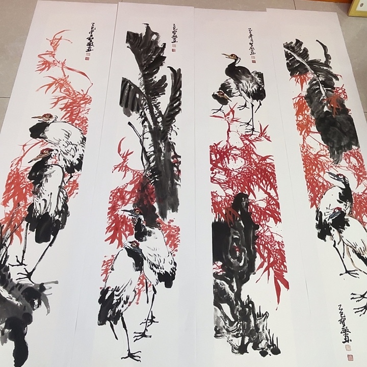 国画张圣敏先生纯手绘