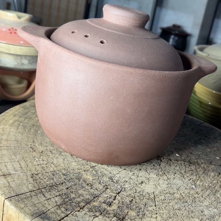 库存尾货紫砂干烧顿锅一套口径22