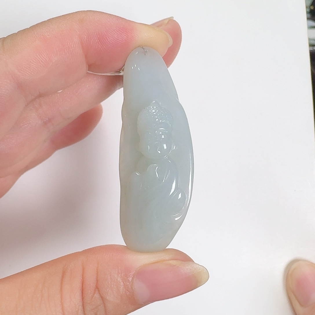 翡翠未镶嵌颈饰宝宝佛