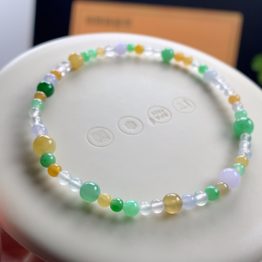 翡翠未镶嵌手链卡3～5.5