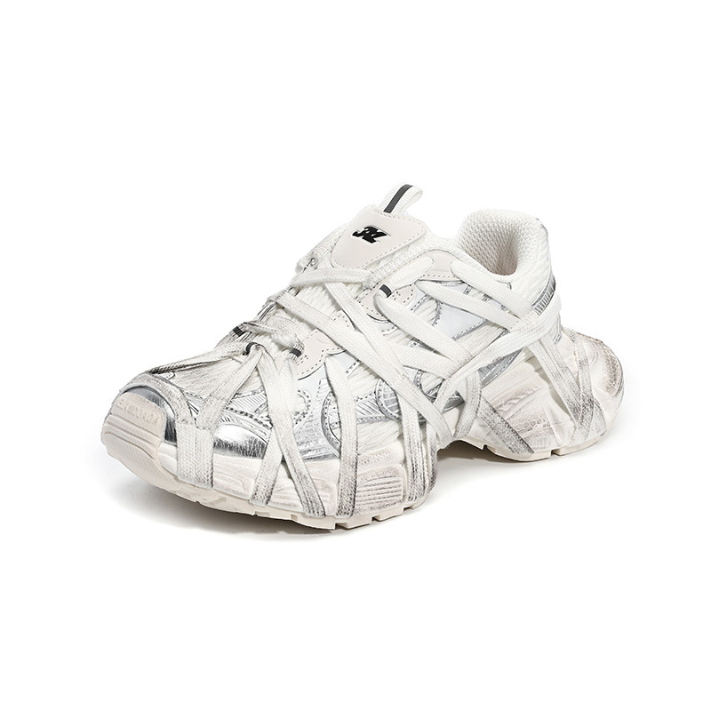 休闲运动老爹鞋休闲鞋鞋子老爹鞋运动鞋女款白色厚底