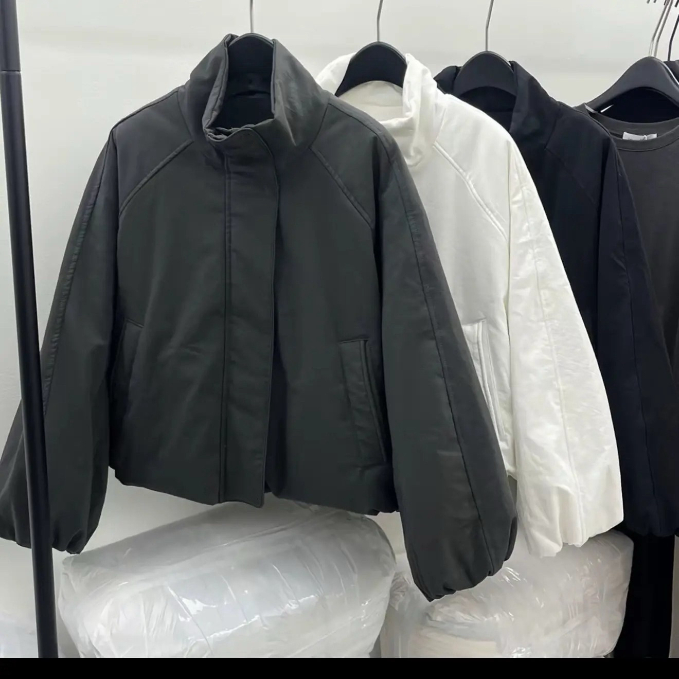 B-6225秋冬加仿兔绒百搭外套