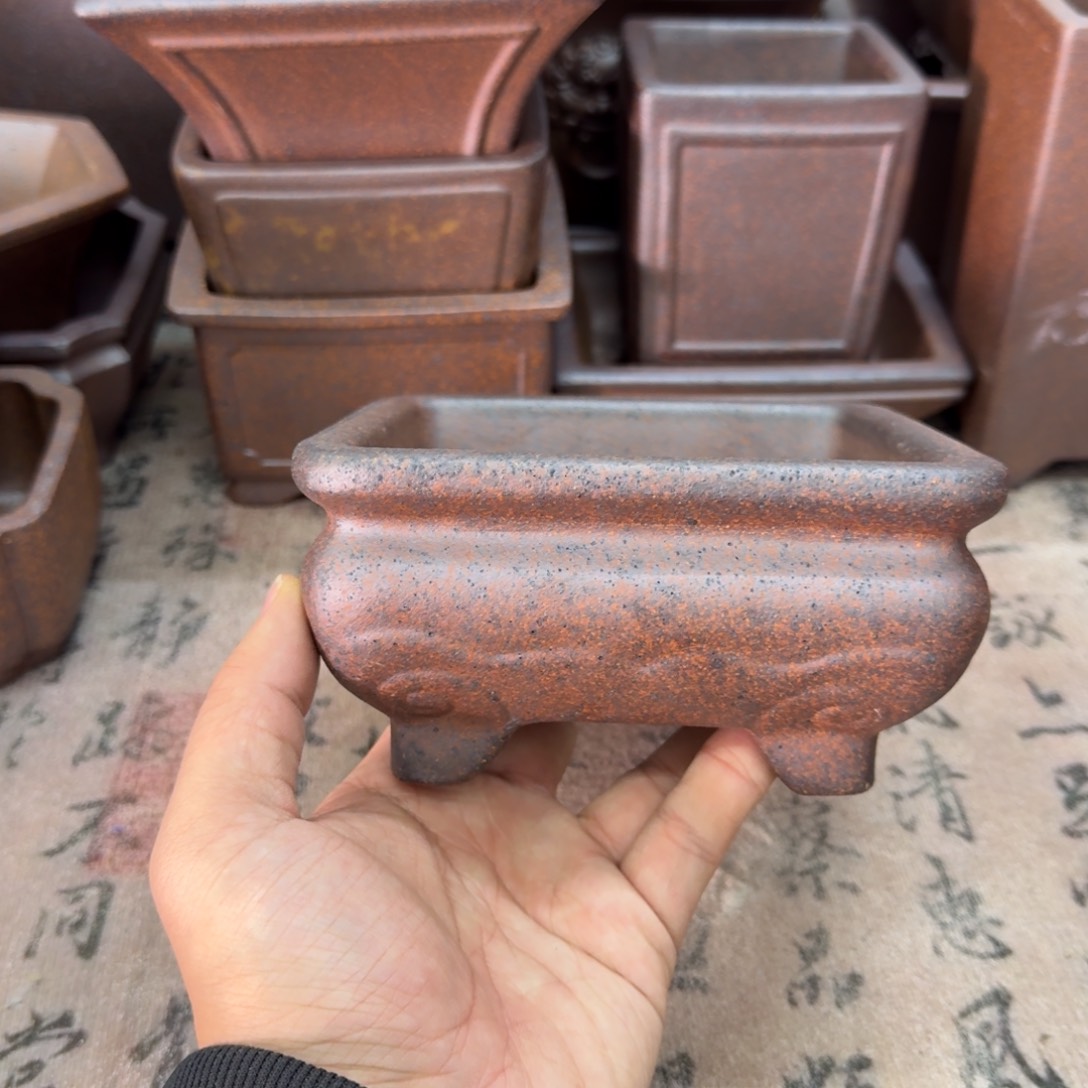 紫砂花盆36号宜兴紫砂正品花盆12x5