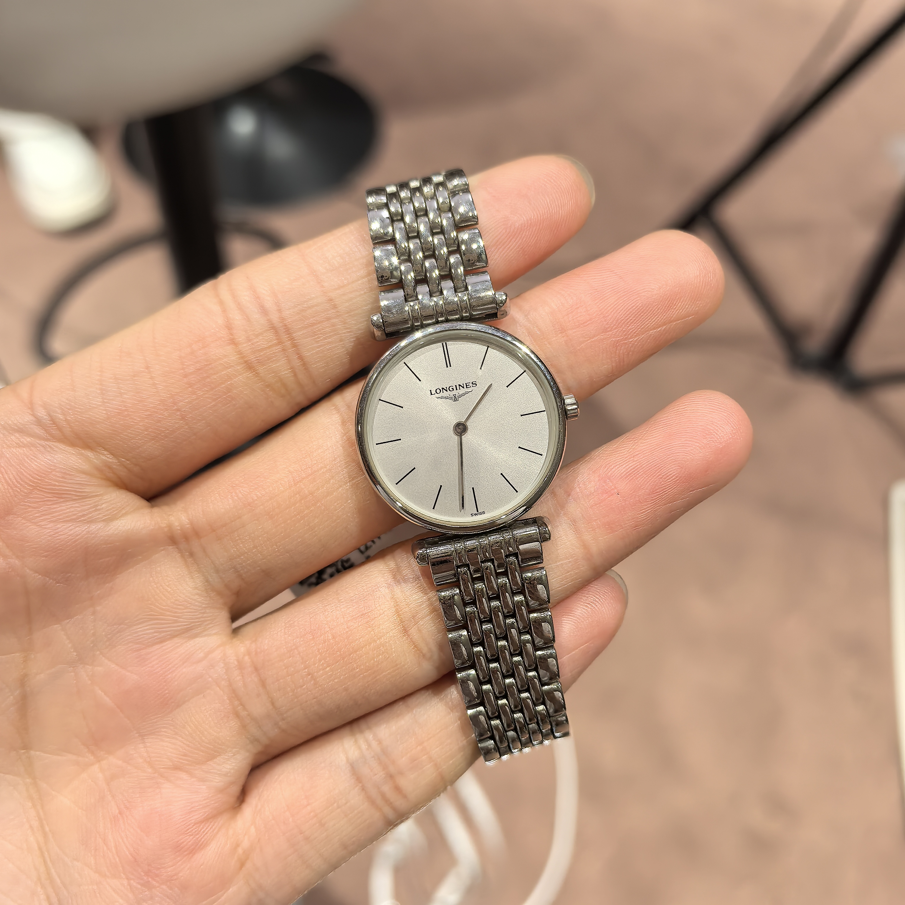 99新 Longines/浪琴 蔚蓝中古/嘉岚系列石英腕表