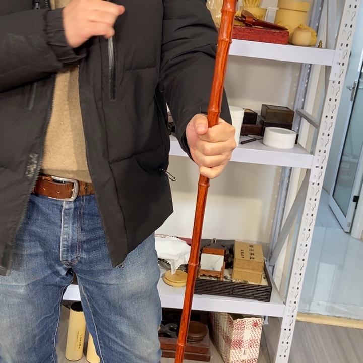 檀香紫檀（小叶紫檀）行山杖