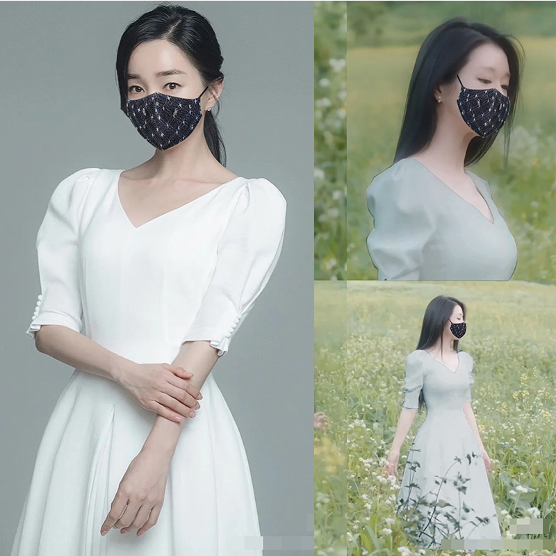 极简风法式白色夏季套头气质连衣裙婚纱小众晚礼服宴会优雅结婚