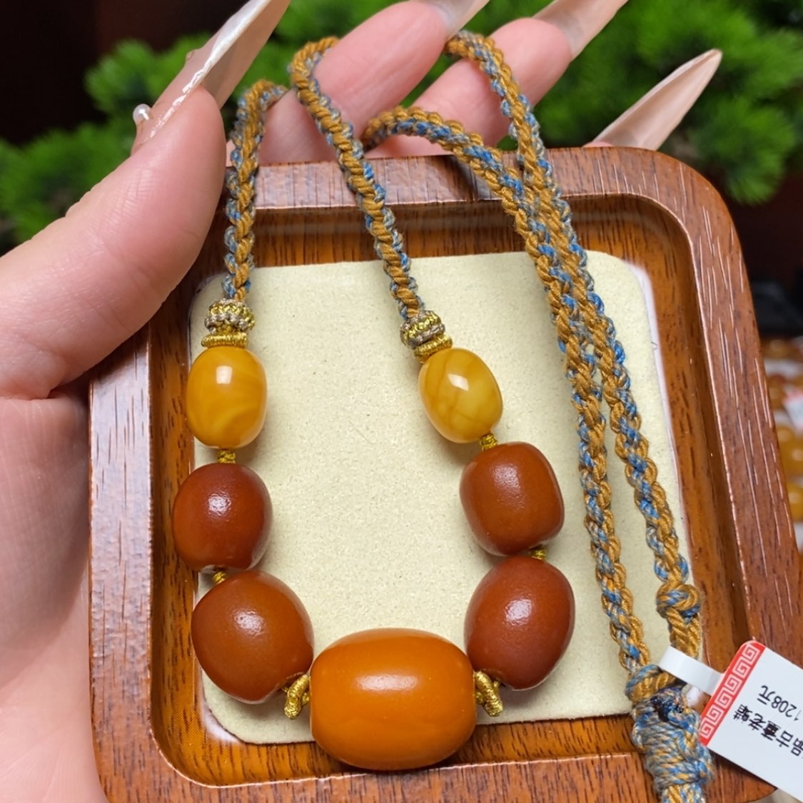 【闪购商品】蜜蜡颈饰未镶嵌项链