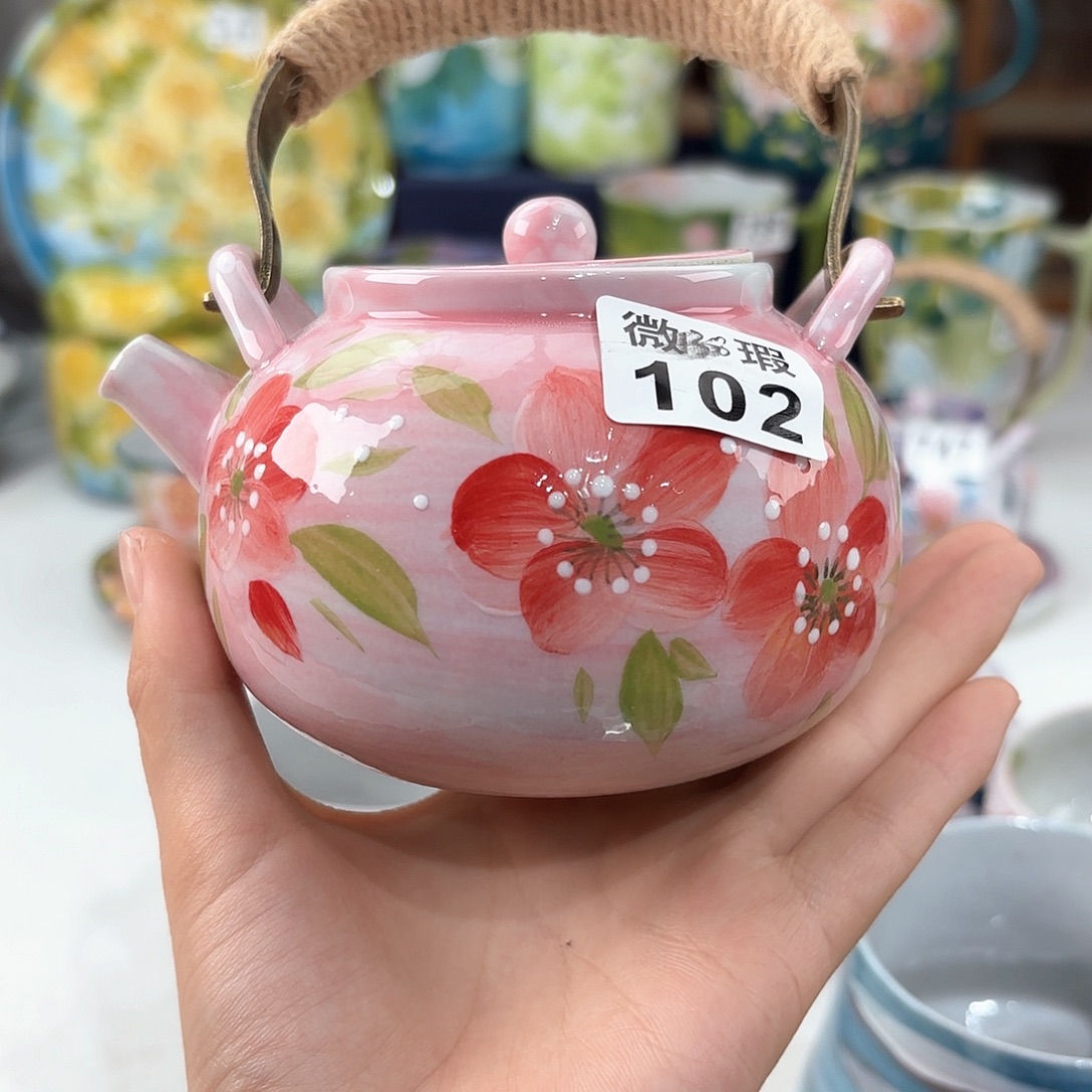 景德镇手绘高温釉下彩陶瓷茶具