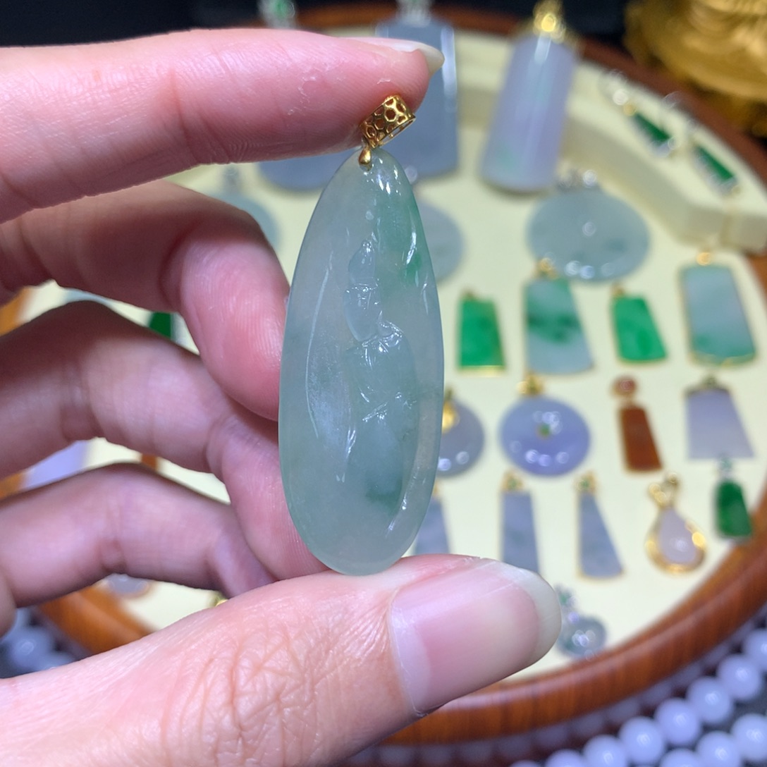翡翠吊坠(不含链)未镶嵌