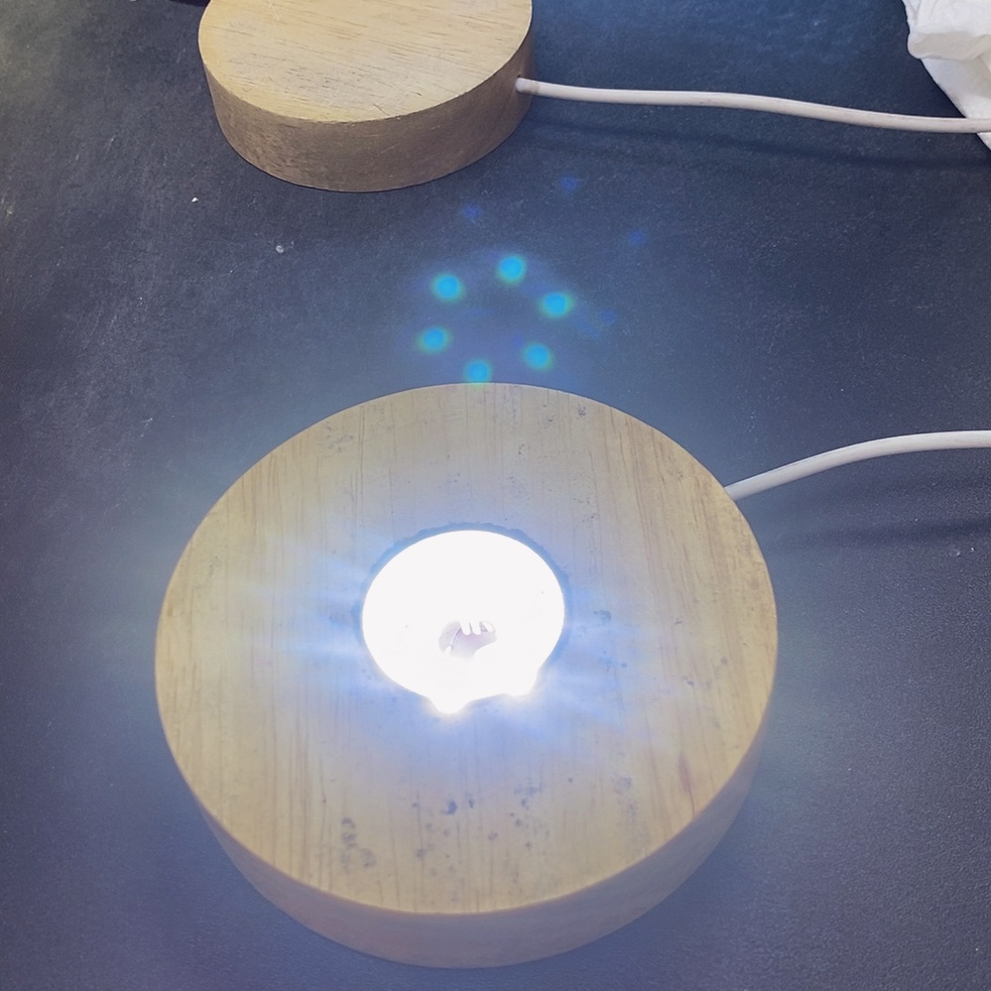 未***7石材1一个大灯座摆件