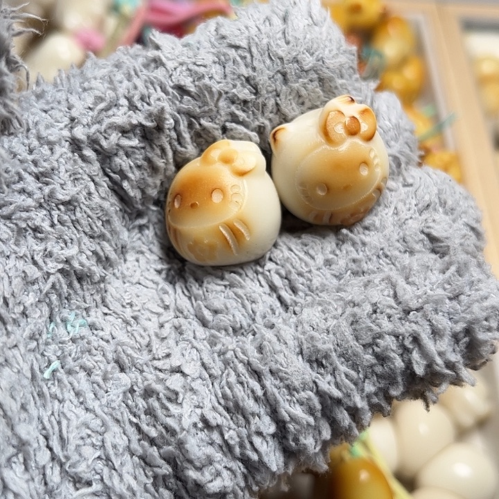 小****菩提根/象牙果吊坠全品猫头两颗