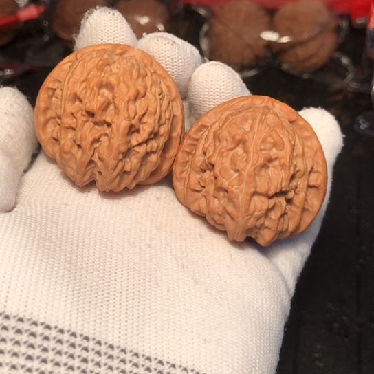 把件文玩核桃白狮子39