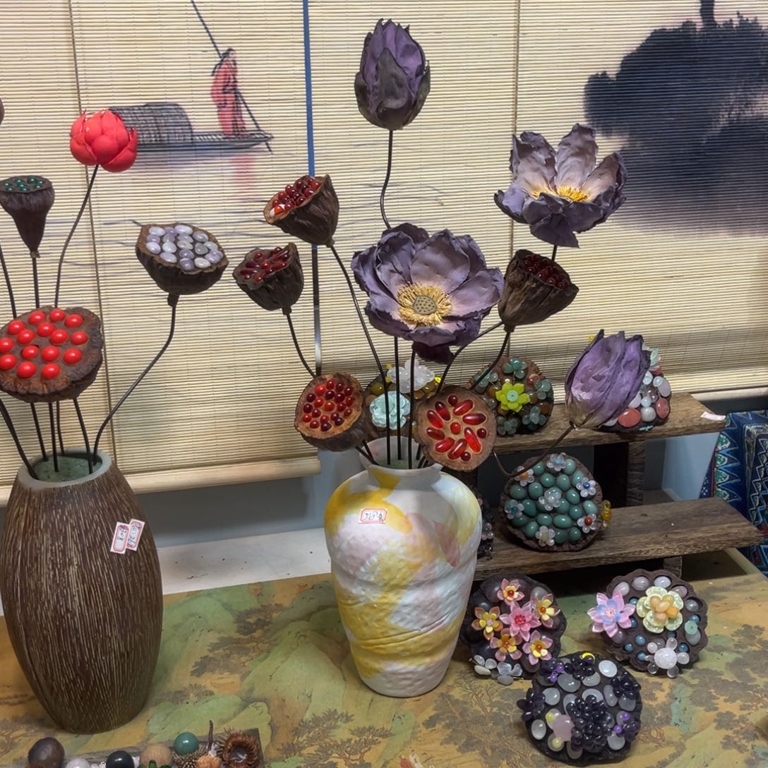 松塔干花莲蓬干花