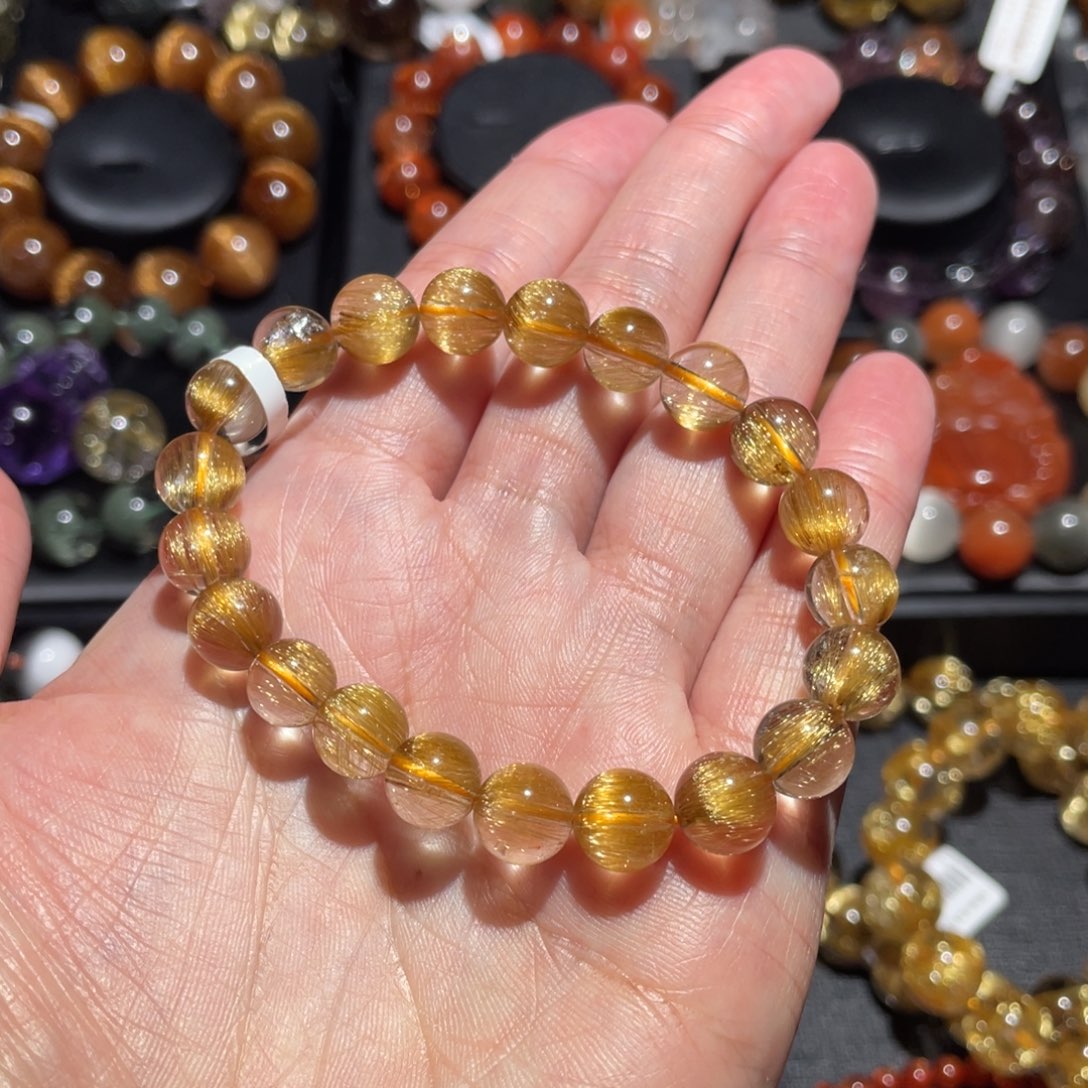 水晶手链未镶嵌发晶8.5mm