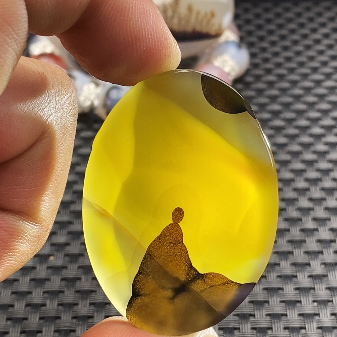 玛瑙/玉髓未镶嵌吊坠(不含链)106